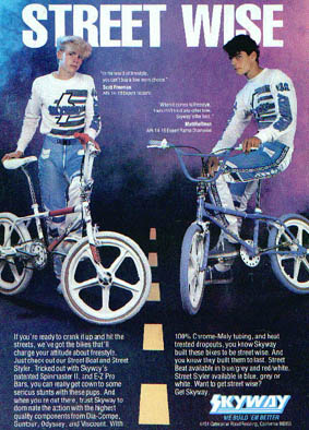 mat hoffman scott freeman skyway bmx ad