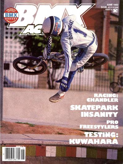 mike dominguez bmx action cover