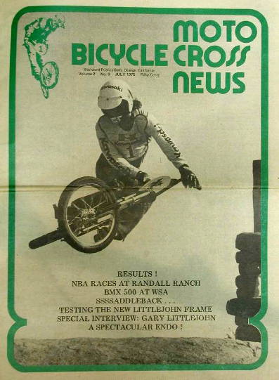 david clinton bmx bicycle motocross news 07 1975