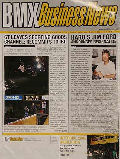 bmx business news 11 2005