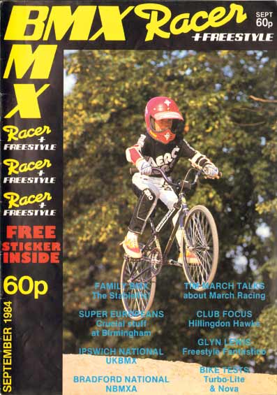 bmx racer + freestyle september 1984