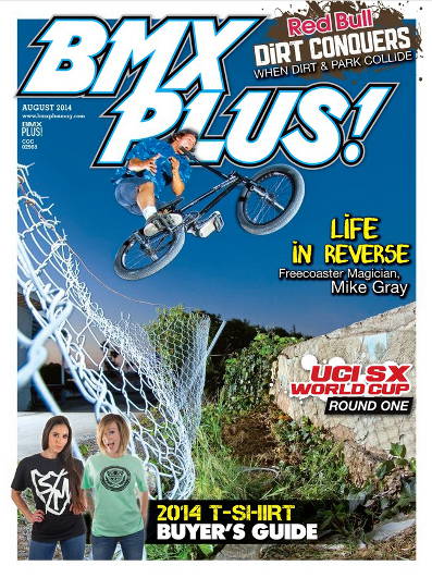 mike gray bmx plus magazine 2014