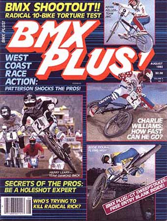 BMX Action BMX Race Brent and Brian Patterson 10"x7" Vintage Look Reproducti B89 