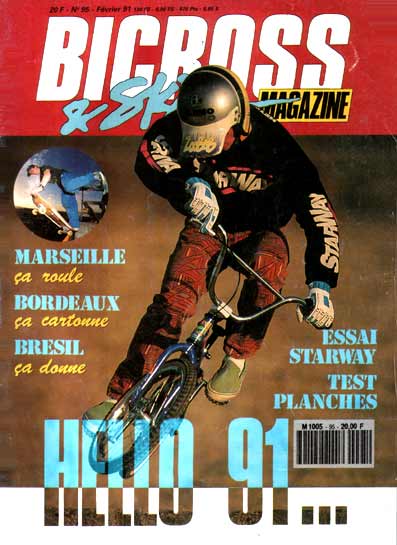 bicross and skate magazine fevrier 1991