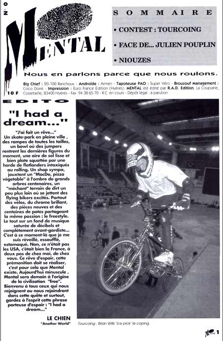 mental bmx numero 0