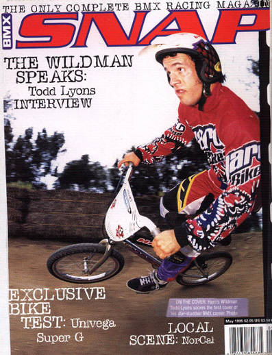 todd lyons snap bmx may 1995