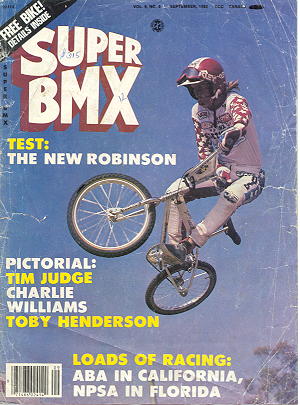 tim judge super bmx 09 82