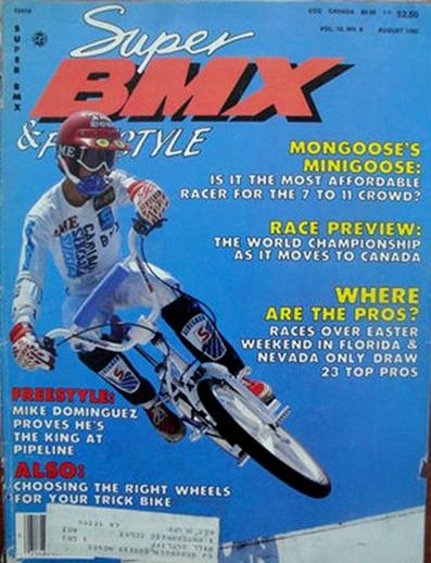 mike dominguez super bmx and freestyle 08 1985